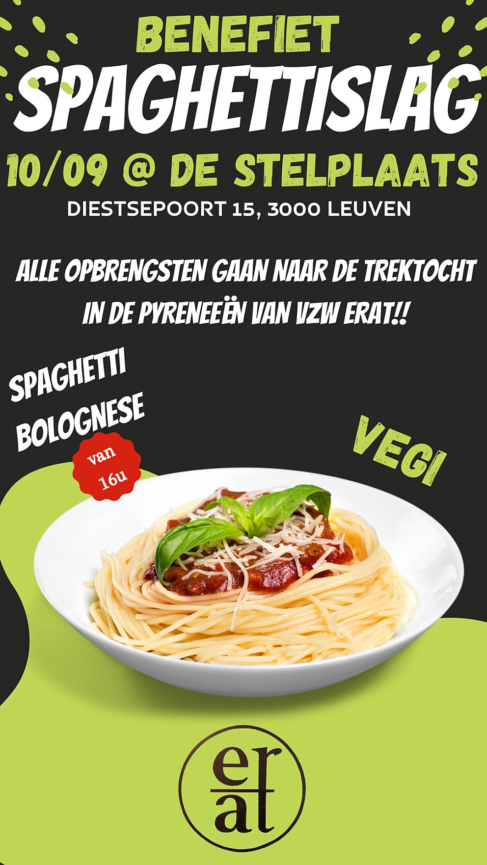 Green Modern Spaghetti Your Story